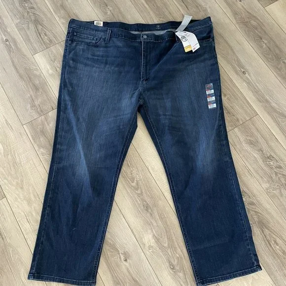 Levis 541 athletic taper mens jeans blue 54x32 $79.50 Big And Tall NEW Tech - Picture 4 of 6